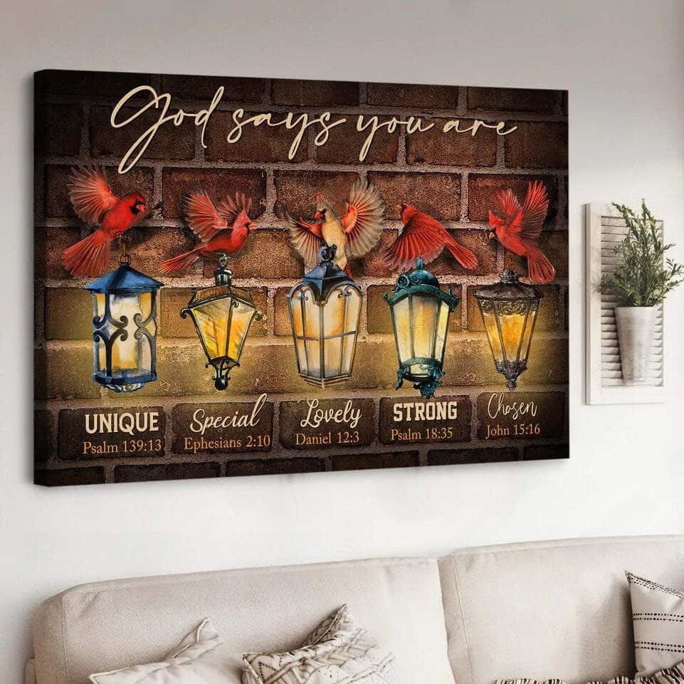Christian God Says You Are Canvas Wall Art Unique Special Christian God Says You Are Canvas Wall Art Unique Special
