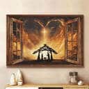Cross Light On The Sky Jesus Canvas Wall Art Cross Light On The Sky Jesus Canvas Wall Art