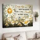 Daisy Field Every Day Is A New Beginning Take A Deep Breath Canvas Wall Art Daisy Field Every Day Is A New Beginning Take A Deep Breath Canvas Wall Art
