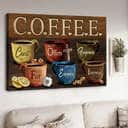 Cross Coffee Christ Offers Forgiveness For Everyone Everywhere Canvas Wall Art