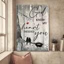 Bird Old Tree God Knew My Heart Needed You Canvas Print