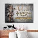 Christian Warrior Of Christ Psalm 46:5 God Is With Her She Will Not Fall Canvas Wall Art Christian Warrior Of Christ Psalm 46:5 God Is With Her She Will Not Fall Canvas Wall Art