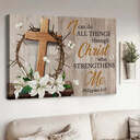 Christian Canvas Wall Art I Can Do All Things Christian Canvas Wall Art I Can Do All Things
