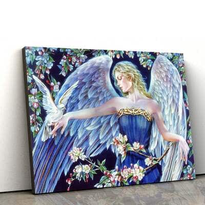 Christian Angel Of Spring Canvas Wall Art