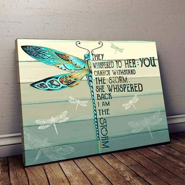 Christian Canvas Wall Art They Whispered To Her You Cannot Withstand The Storm Christian Canvas Wall Art They Whispered To Her You Cannot Withstand The Storm