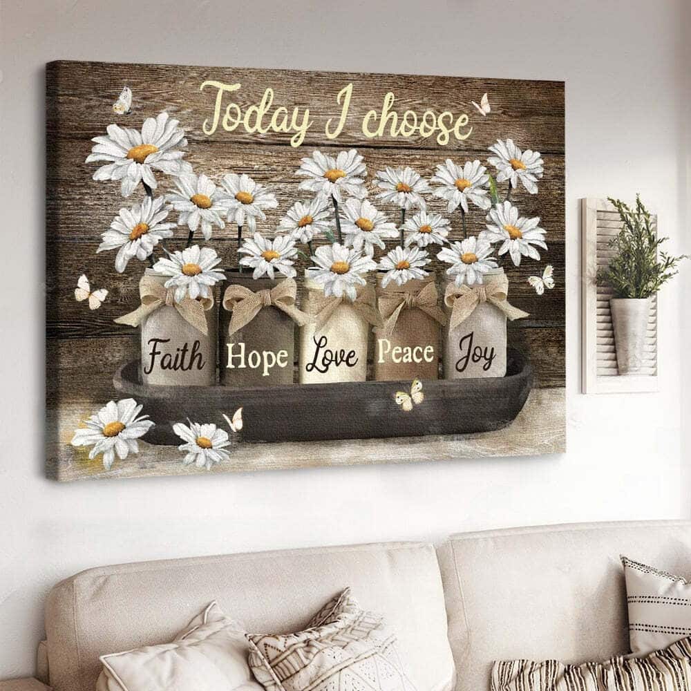 Christian James 1:2 Today I Choose Joy Canvas Wall Art Faith Hope Love Peace Christian James 1:2 Today I Choose Joy Canvas Wall Art Faith Hope Love Peace