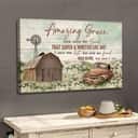 Christian Canvas Wall Art Farmhouse Amazing Grace How Sweet The Sound Christian Canvas Wall Art Farmhouse Amazing Grace How Sweet The Sound