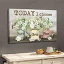 Christian Canvas Wall Art Today I Choose Faith Over Fear Christian Canvas Wall Art Today I Choose Faith Over Fear