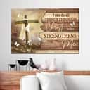 Christian Canvas Wall Art I Can Do All Things Through Christ