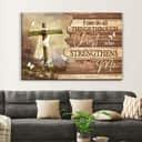 Christian Canvas Wall Art I Can Do All Things Through Christ