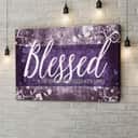 Christian Canvas Wall Art Blessed Is The Home That Is Filled With Love