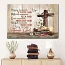 Christian Canvas Wall Art Happy Moments Praise God