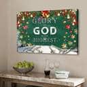 Christian Christmas Glory To God In The Highest Luke 214 Canvas Canvas Wall Art Christian Christmas Glory To God In The Highest Luke 214 Canvas Canvas Wall Art