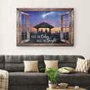 Christian Christmas All Is Calm All Is Bright Canvas Wall Art Christian Christmas All Is Calm All Is Bright Canvas Wall Art