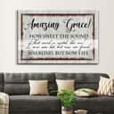 Christian Canvas Wall Art Amazing Grace That Saved A Wretch Like Me