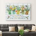Bless The Food Before Us The Family Beside Us Christian Canvas Wall Art
