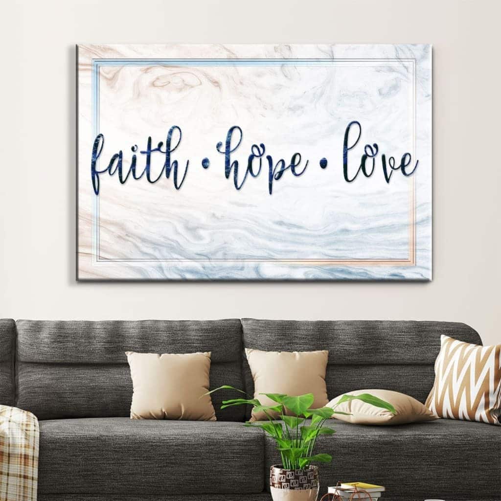 Christian Canvas Wall Art Faith Hope Love Christian Christian Canvas Wall Art Faith Hope Love Christian