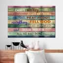 Christian Canvas Wall Art Don’t Worry About Anything Christian Canvas Wall Art Don’t Worry About Anything