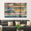 Christian Canvas Wall Art Don&rsquo;t Worry About Anything