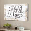 Amazing Grace Religious Christian Canvas Wall Art