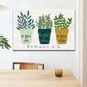Christian Canvas Wall Art Be Joyful In Hope Romans 12:12 Bible Verse