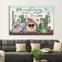 Christian Canvas Wall Art As For Me And My House