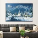Christmas Christian Canvas Wall Art All Is Calm All Is Bright