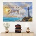 Christian Canvas Wall Art I Have Come Into The World As A Light John 12:46