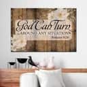 Christian Canvas Wall Art God Can Turn Around Any Situation Christian Canvas Wall Art God Can Turn Around Any Situation