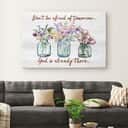 Christian Canvas Wall Art Don't Be Afraid Of Tomorrow God's Already There
