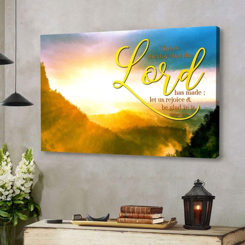 This Is The Day That The Lord Has Made Christian Canvas Wall Art This Is The Day That The Lord Has Made Christian Canvas Wall Art