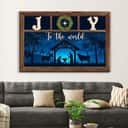 Christian Christmas Canvas Wall Art Joy To The World