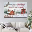 Christian Canvas Wall Art May The Miracle Of Christmas Christian Canvas Wall Art May The Miracle Of Christmas