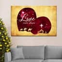 Christian Canvas Wall Art Love Came Down Christian Canvas Wall Art Love Came Down