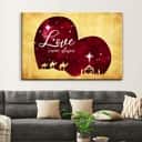 Christian Canvas Wall Art Love Came Down Christian Canvas Wall Art Love Came Down