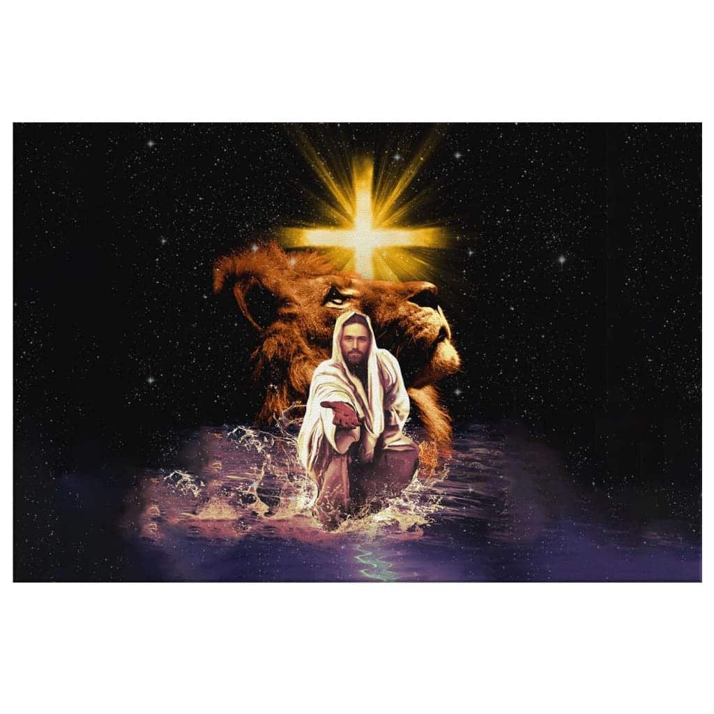 Christian Canvas Wall Art Jesus Reaching Out His Hand Christian Canvas Wall Art Jesus Reaching Out His Hand