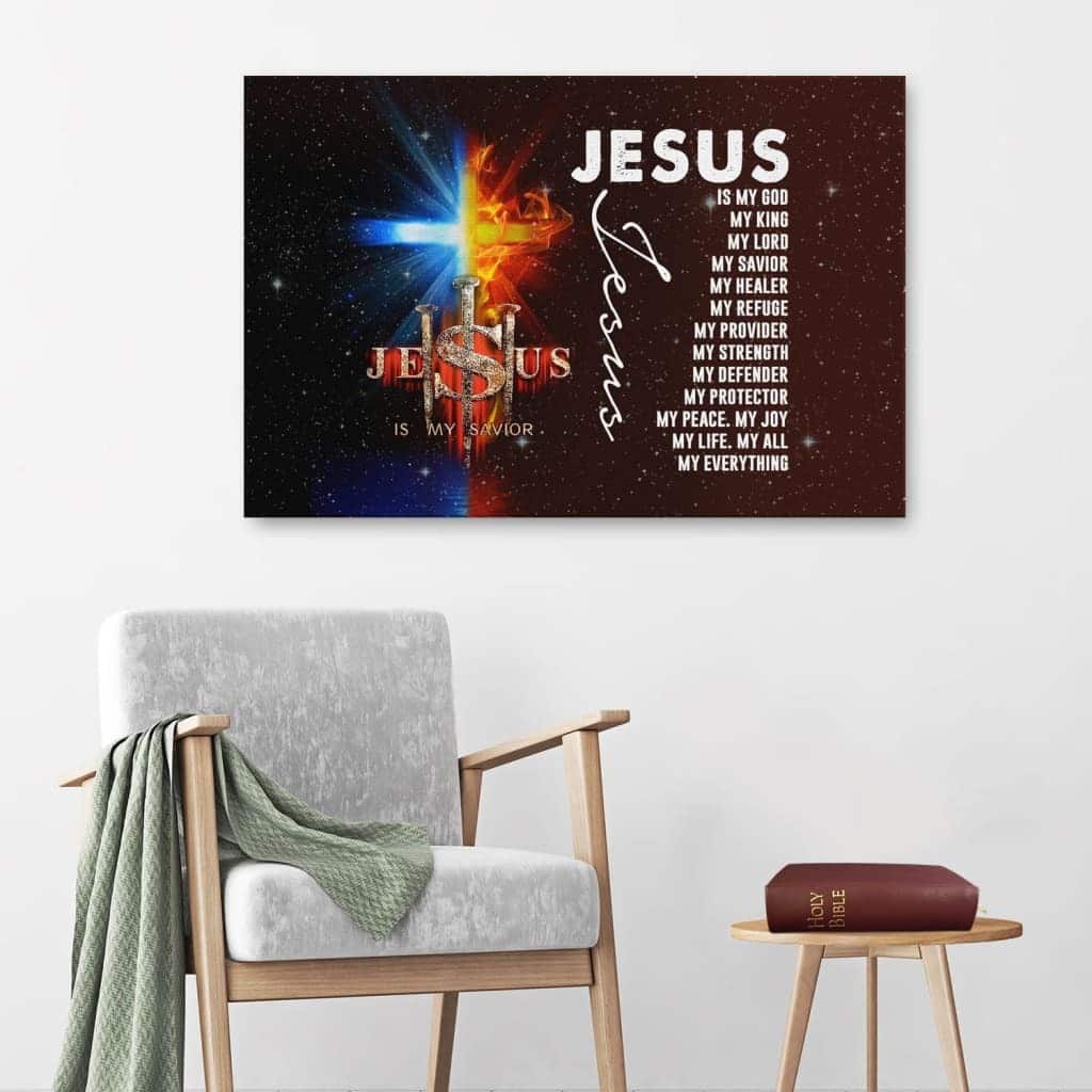 Christian Canvas Wall Art Jesus My Lord My God My Everything Christian Canvas Wall Art Jesus My Lord My God My Everything
