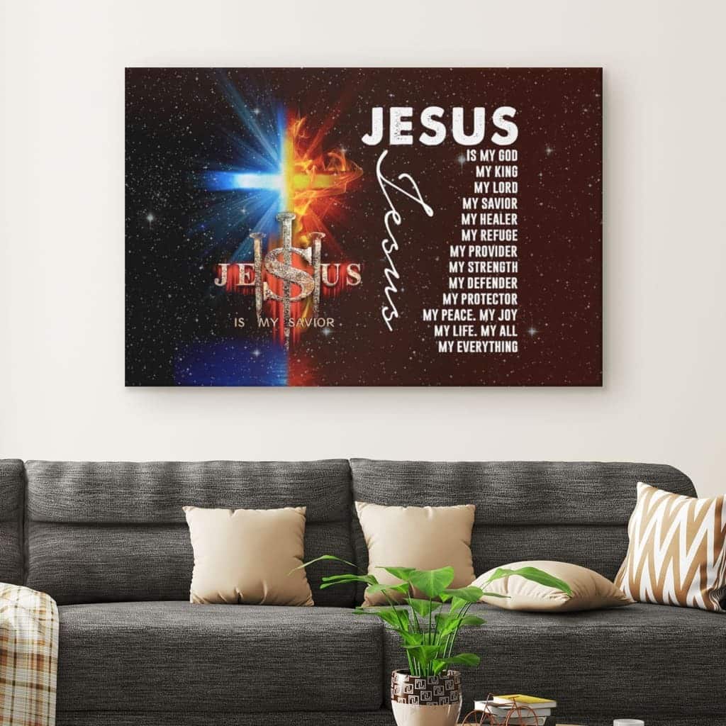 Christian Canvas Wall Art Jesus My Lord My God My Everything Christian Canvas Wall Art Jesus My Lord My God My Everything