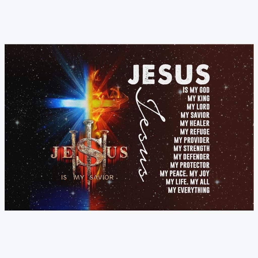 Christian Canvas Wall Art Jesus My Lord My God My Everything Christian Canvas Wall Art Jesus My Lord My God My Everything