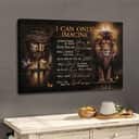 Christian I Can Only Imagine Canvas Wall Art Jesus Lion Of Judah