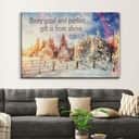 Christmas Canvas Wall Art James 1:17 Every Good And Perfect Gift Is From Above