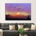 Christian Canvas Wall Art Fear Not For I Am With You Isaiah 41:10