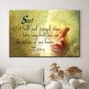 Christian Canvas Wall Art I Will Not Forget You Isaiah 49:15-16