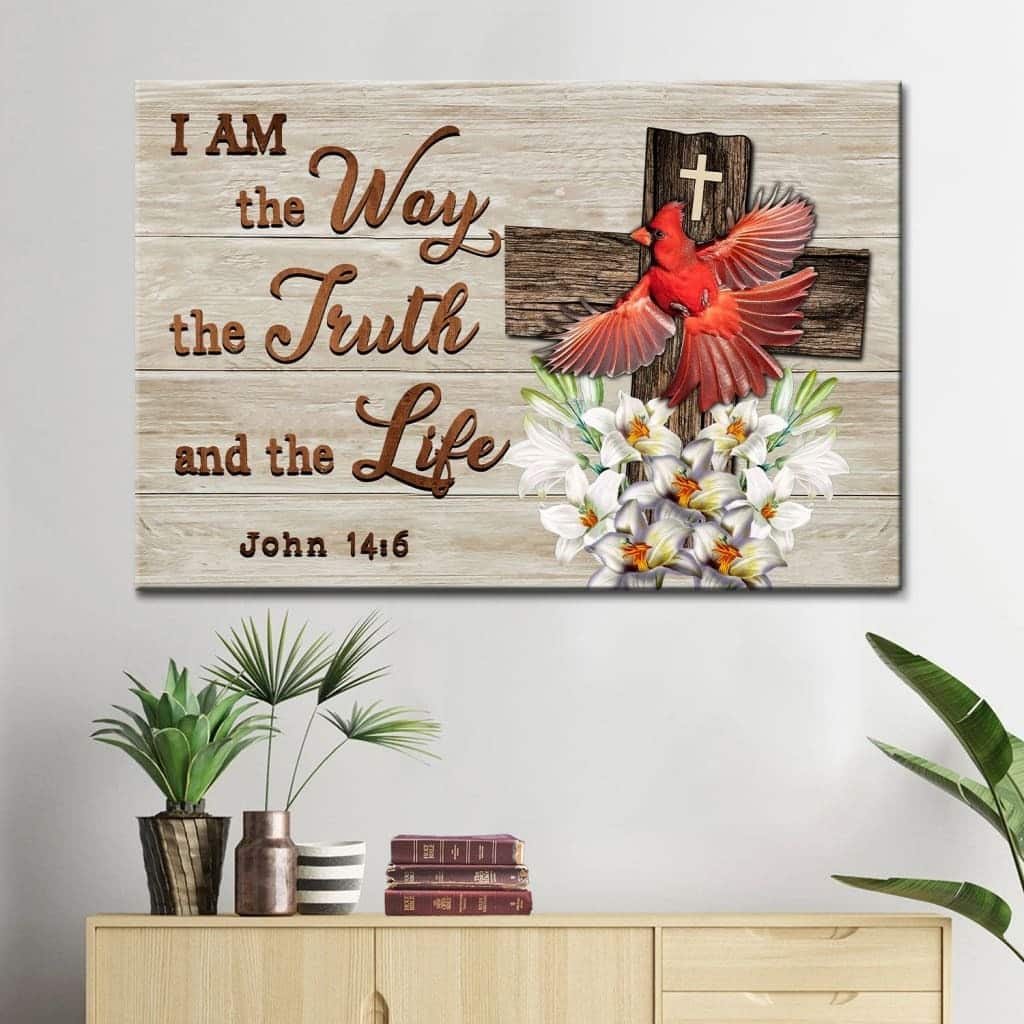 Christian Canvas Wall Art I Am The Way The Truth And The Life Christian Canvas Wall Art I Am The Way The Truth And The Life