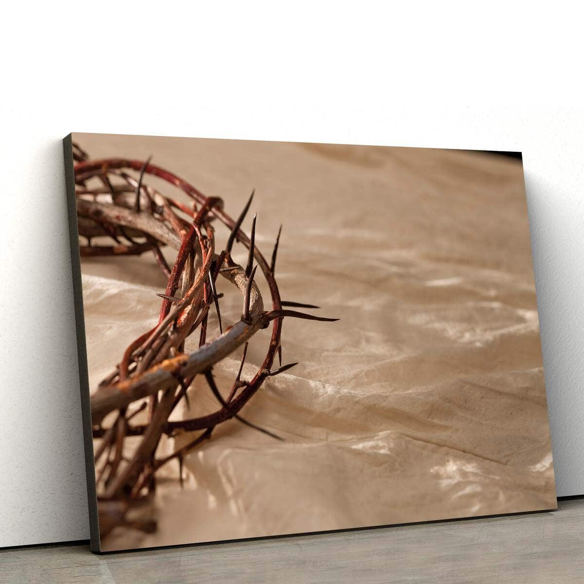 Christian Canvas Wall Art Jesus Christ Crown Of Thorns Christian Canvas Wall Art Jesus Christ Crown Of Thorns