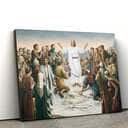 Christian Canvas Wall Art Jesus Appearing To The Five Hundred Christian Canvas Wall Art Jesus Appearing To The Five Hundred