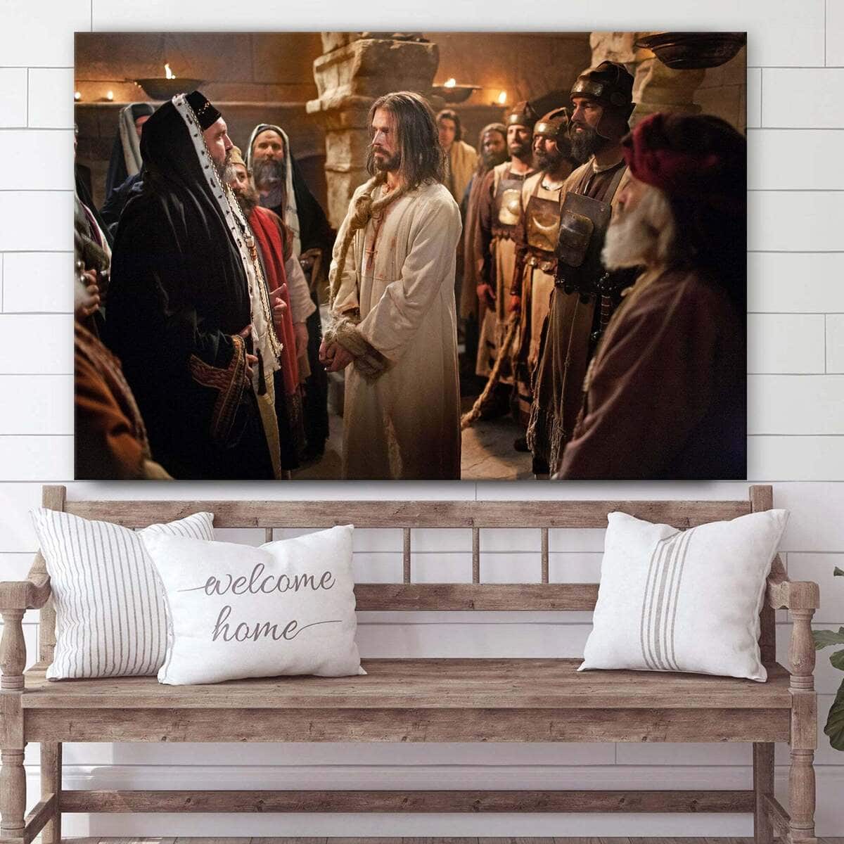 Christian Canvas Wall Art Examined Before Caiaphas And The Sanhedrin Christian Canvas Wall Art Examined Before Caiaphas And The Sanhedrin