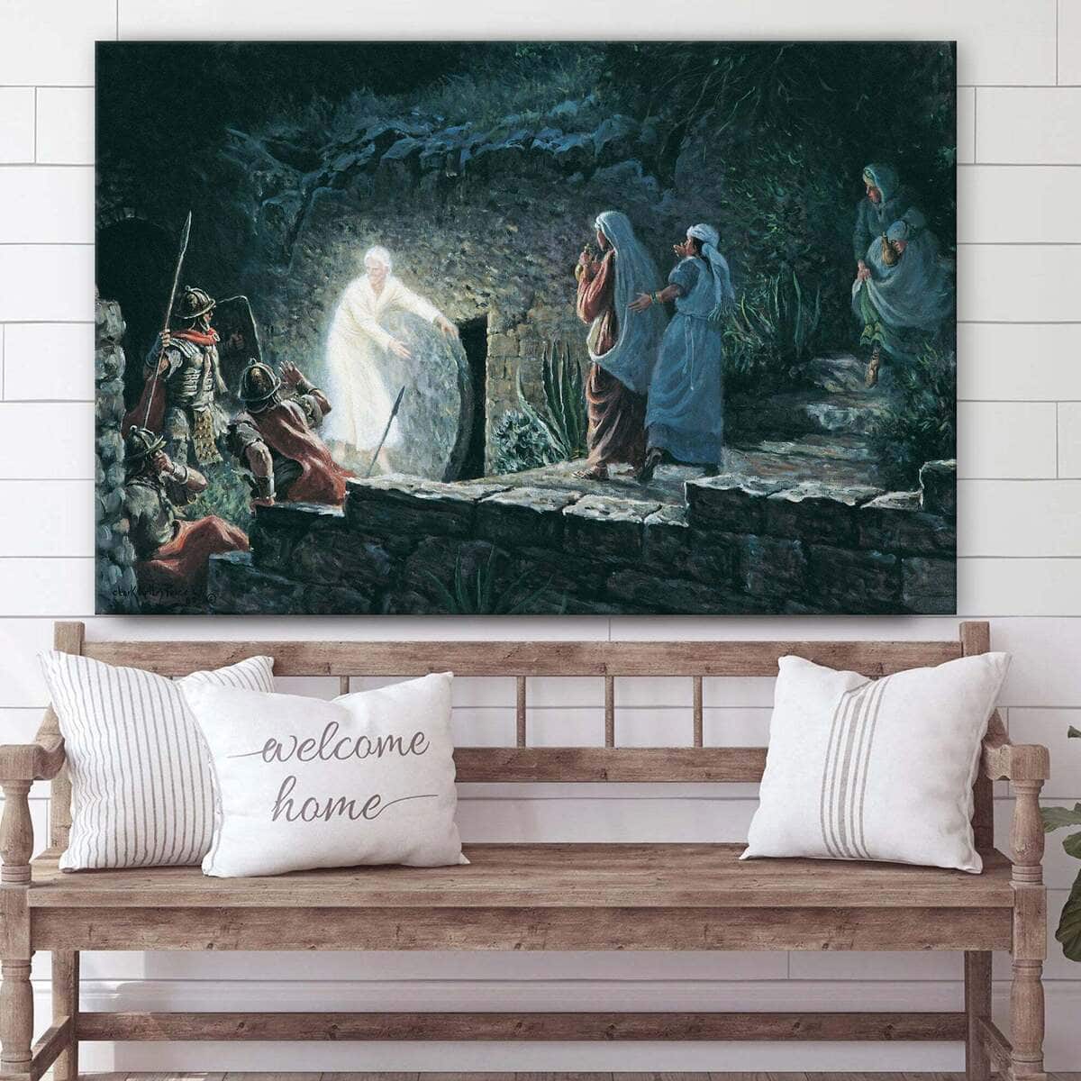 Christian Canvas Wall Art Empty Tomb Christian Canvas Wall Art Empty Tomb