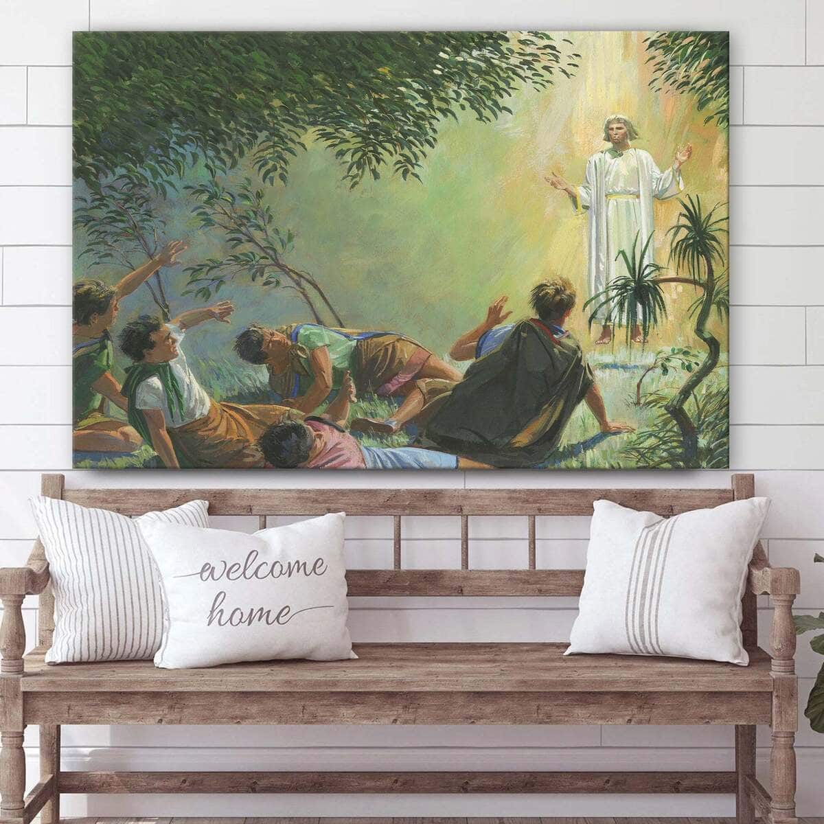 Christian Canvas Wall Art Angel Appears To Alma And The Sons Of Mosiah Christian Canvas Wall Art Angel Appears To Alma And The Sons Of Mosiah