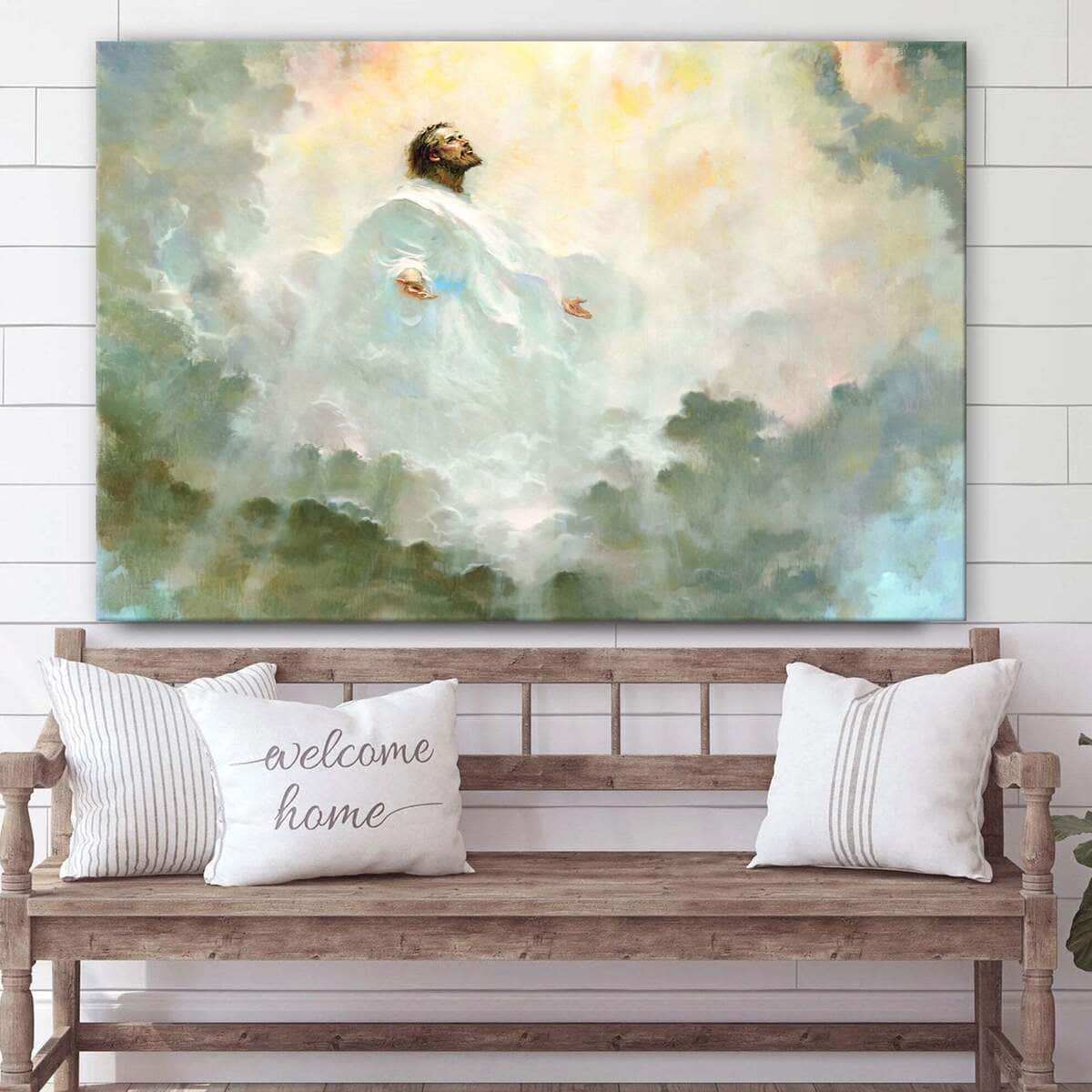 Christian Canvas Wall Art Jesus With Open Arms Christian Canvas Wall Art Jesus With Open Arms